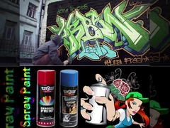 Hoog zichtbare graffiti Aerosolverf Kleurrijke spuitverf Vervaagwerend