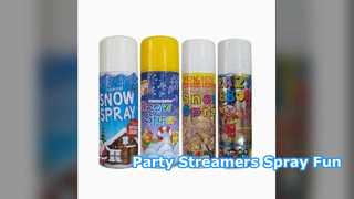 Partystreamers spuitplezier voor alle gelegenheden
