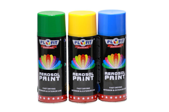 Van de het Aërosolnevel van PLYFIT 400ml de de Verfvloeibare toestand die snel Super Briljant drogen eindigt