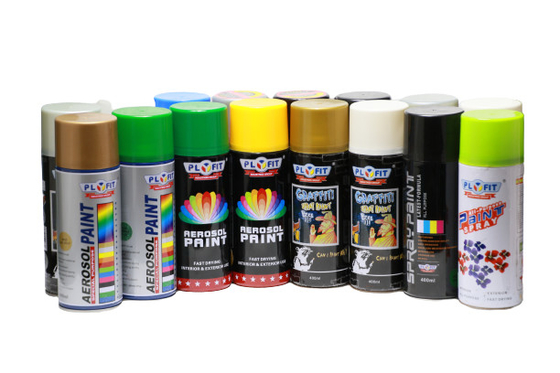 De Nevelverf van PLYFIT het Acryl Snelle het Drogen Aërosol kan Verf 400ml bespuiten