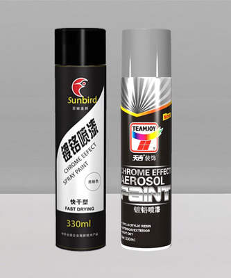 Metallic Mirror Face Acryl Spuitbus Verf Chrome Spray Paint For Metal
