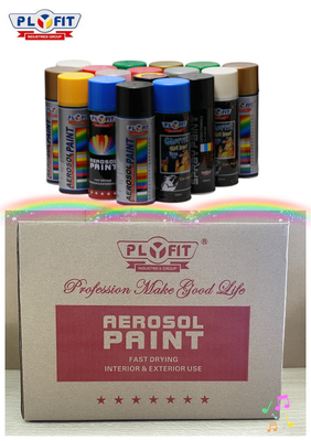 400ml Matt White Acrylic Aerosol Spray-Verfvloeistof voor Zuid-Afrika