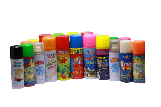 Joker gekleurde lint feest string sneeuw aerosol spray voor alle soorten feestdagen en festivals
