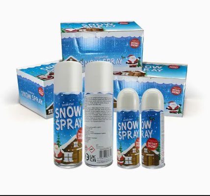 Feest Carnaval Wit schuim sneeuwspray, kunstmatige sneeuwspray voor de kerstboom