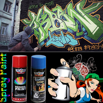 De snelle Droge 400ml-Deklaag van Graffitiart colorful spray paint liquid