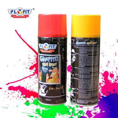 250 ml / 400 ml Duurzame aerosol spuitverf in OEM blauwe kleur Ideaal voor binnen- en buiten