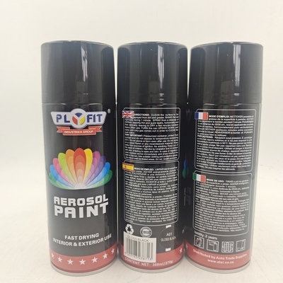 De Verf van de het Aërosolnevel van PLYFIT 450ML het Acryl Drogen snel voor ABS van het Automeubilair Metaal